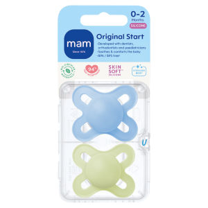 Mam Original Start Soothers 0-2 Months 2 Pack