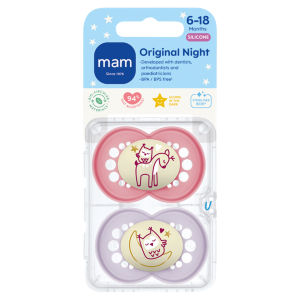 MAM Night 6-18m Soother 2pk