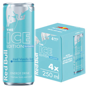 Red Bull Sugar Free The Winter Edition Vanilla Iced Berry Energy Drink 4 x 250ml