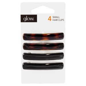 Glow Hair Hoops Black 4 Pack