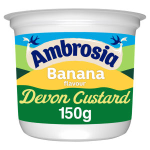 Banana Custard Dessert Snack Pot 150g