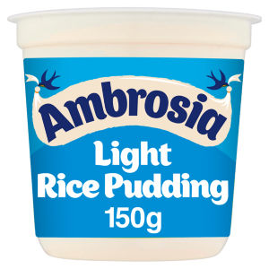Light Low Fat & Reduced Sugar Custard Dessert Snack Pot 150g