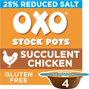 Oxo Reduced Salt Succulent Chicken Stock Pots 4 x 20g