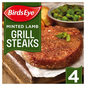 4 Minted Lamb Grill Steaks 300g