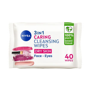 Caring 3-in-1 Cleansing Wipes for Dry Skin
