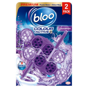 Bloo Colour Active+ Flowers Rim Blocks 2 x 50g
