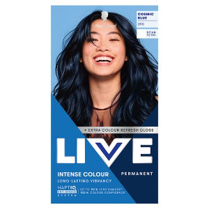 Schwarzkopf 090 Cosmic Blue Live Intense Colour Permanent Hair Dye