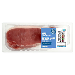 18 Unsmoked Back Bacon Rashers