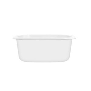 Plastic Washing Up Bowl White