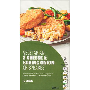 2 Vegetarian Cheese & Spring Onion Crispbakes 280g