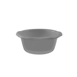 Recycled Plastic Round Washing Up Bowl Grey