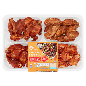 Delicious American & Asian Style Chicken Wings