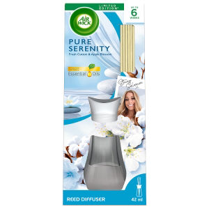 Air Wick Reed Diffuser Pure Serenity Fresh Cotton & Apple Blossom Limited Edition 42ml