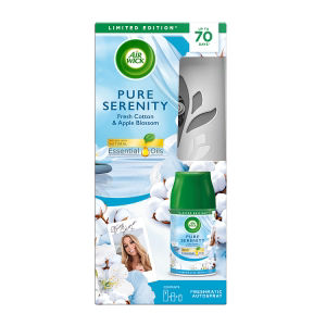 Air Wick Fresh Cotton & Apple Blossom Pure Serenity Limited Edition Kit 250ml