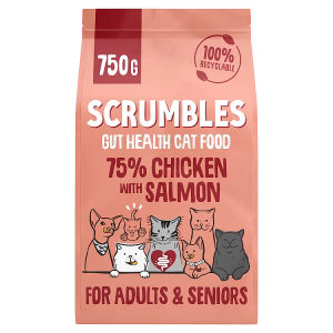 Adult & Seniors Salmon Dry Cat Food 750g