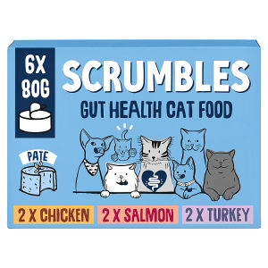 Scrumbles Grain Free Wet Cat Pate Pouch Selection