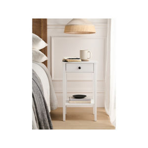 White Bedside Table