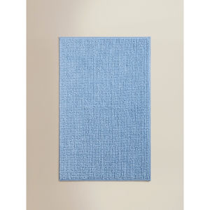 Blue Chambray Super Soft Cotton Bath Mat