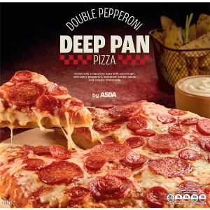 Double Pepperoni Deep Pan Pizza 401g