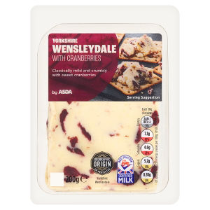 Yorkshire Wensleydale with Cranberries 200g