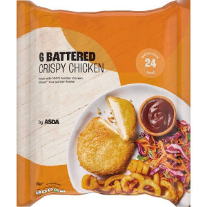 6 Battered Crispy Chicken 570g