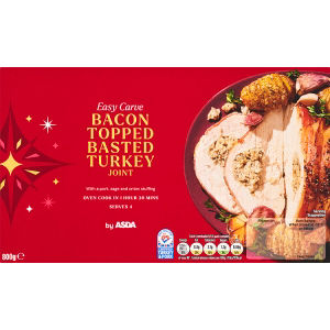 Bacon Topped Basted Turkey Joint 800g