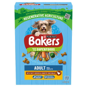 Bakers Senior Chicken with Vegetables Dry Dog Food 1.1kg