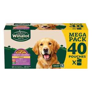 Winalot Meaty Chunks Mixed in Jelly Wet Dog Food 40 x 100g