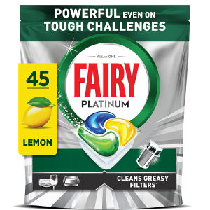 Fairy 45 Platinum Lemon Dishwasher Tablets