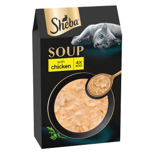 Soup Adult Wet Cat Food Pouch with Tuna 4 x 40g