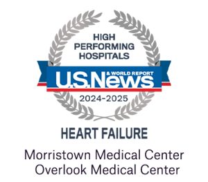 Morristown and Overlook medical centers are high performing in heart failure treatment