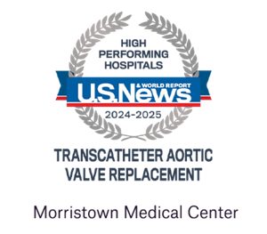 Morristown Medical Center is  high performing in TAVR