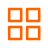 Orange grid icon