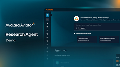 Avalara Aviator demo thumbnail