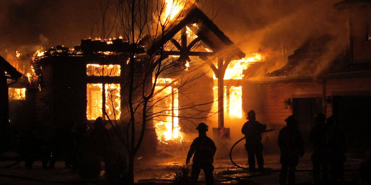 House on fire