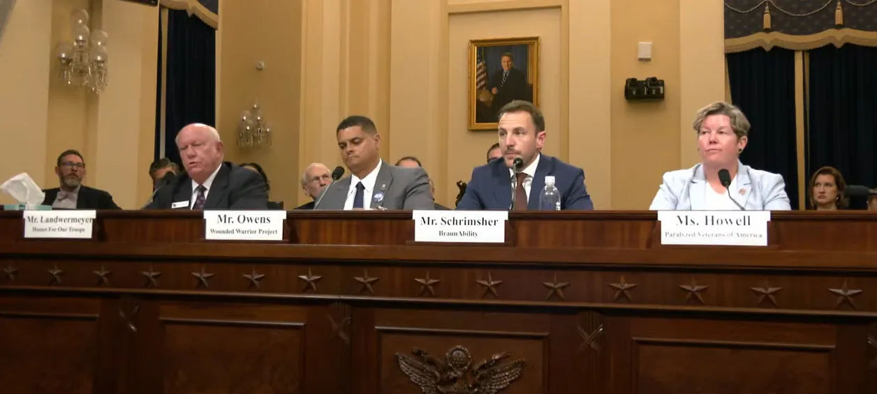BraunAbility President testifies before house veterans affairs committee