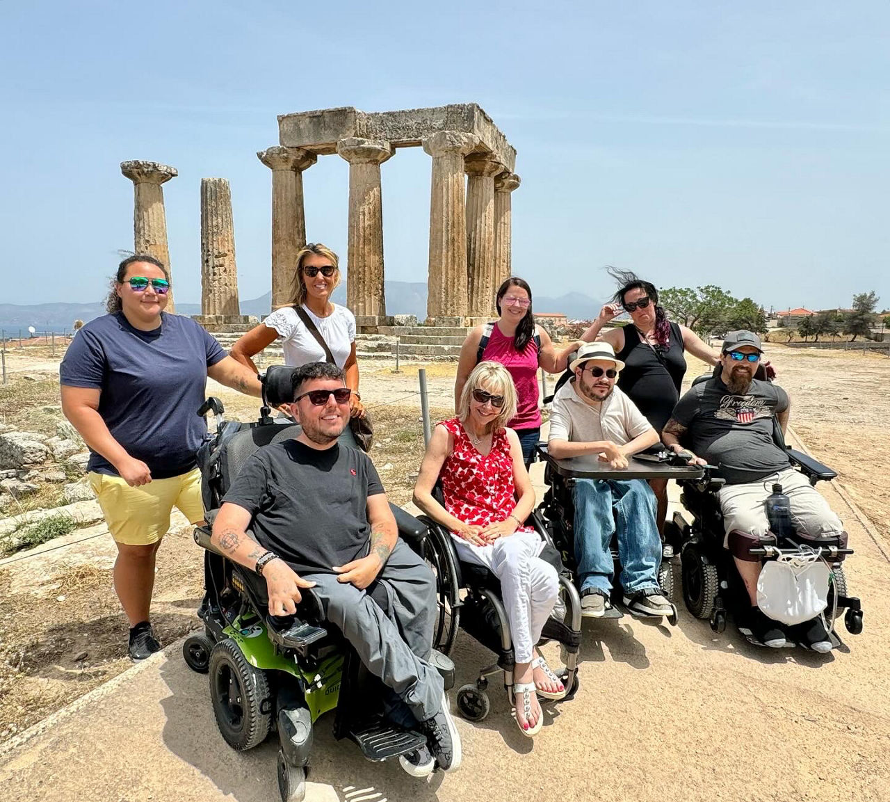 Cory Lee Wheelchair Travel Greece