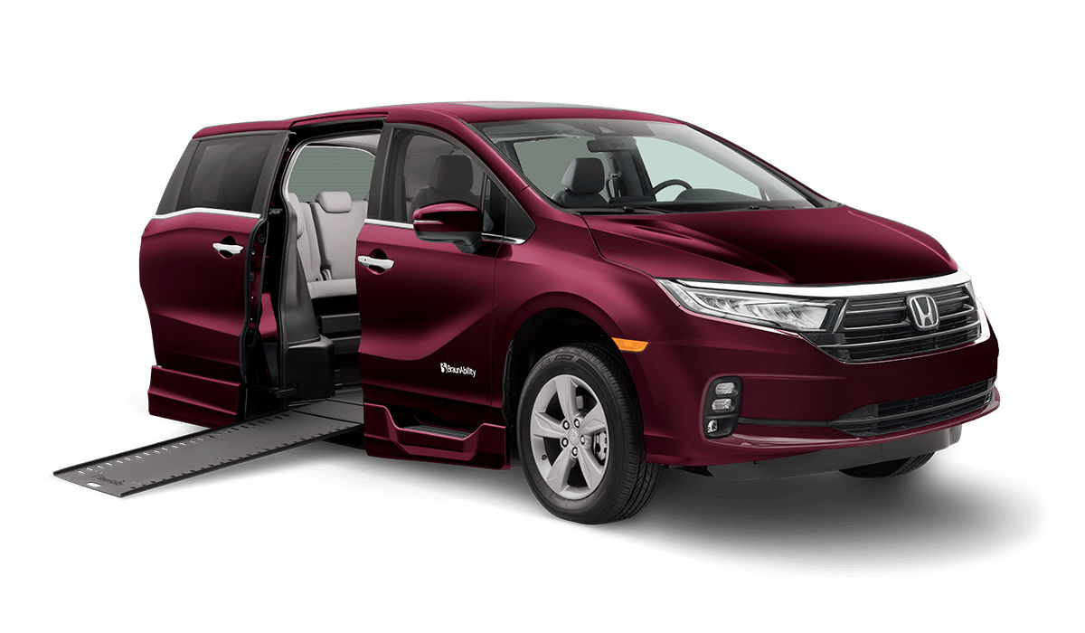 Honda odyssey wheelchair van with handicap access ramp 