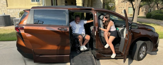 toyota wheelchair van for family