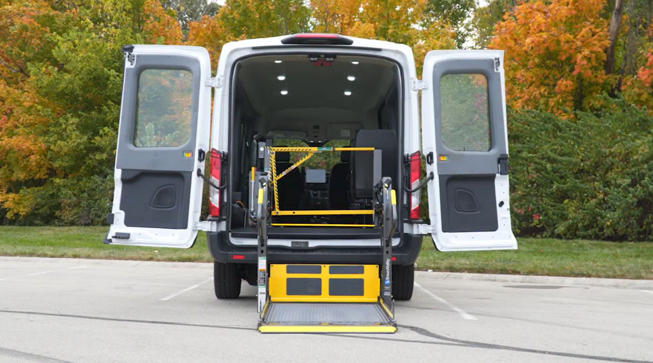 commercial promaster full-size ada van passenger safety