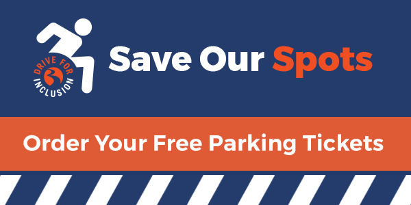 Save Our Spots. Order free parking tickets