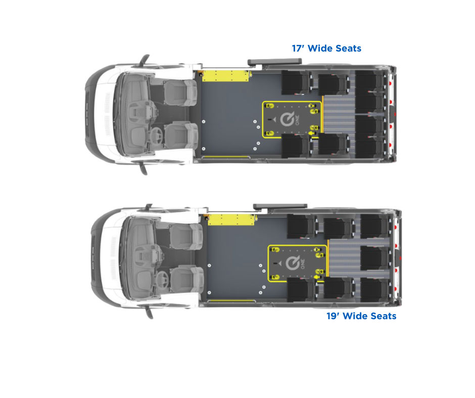 Simple Stow seating dimensions