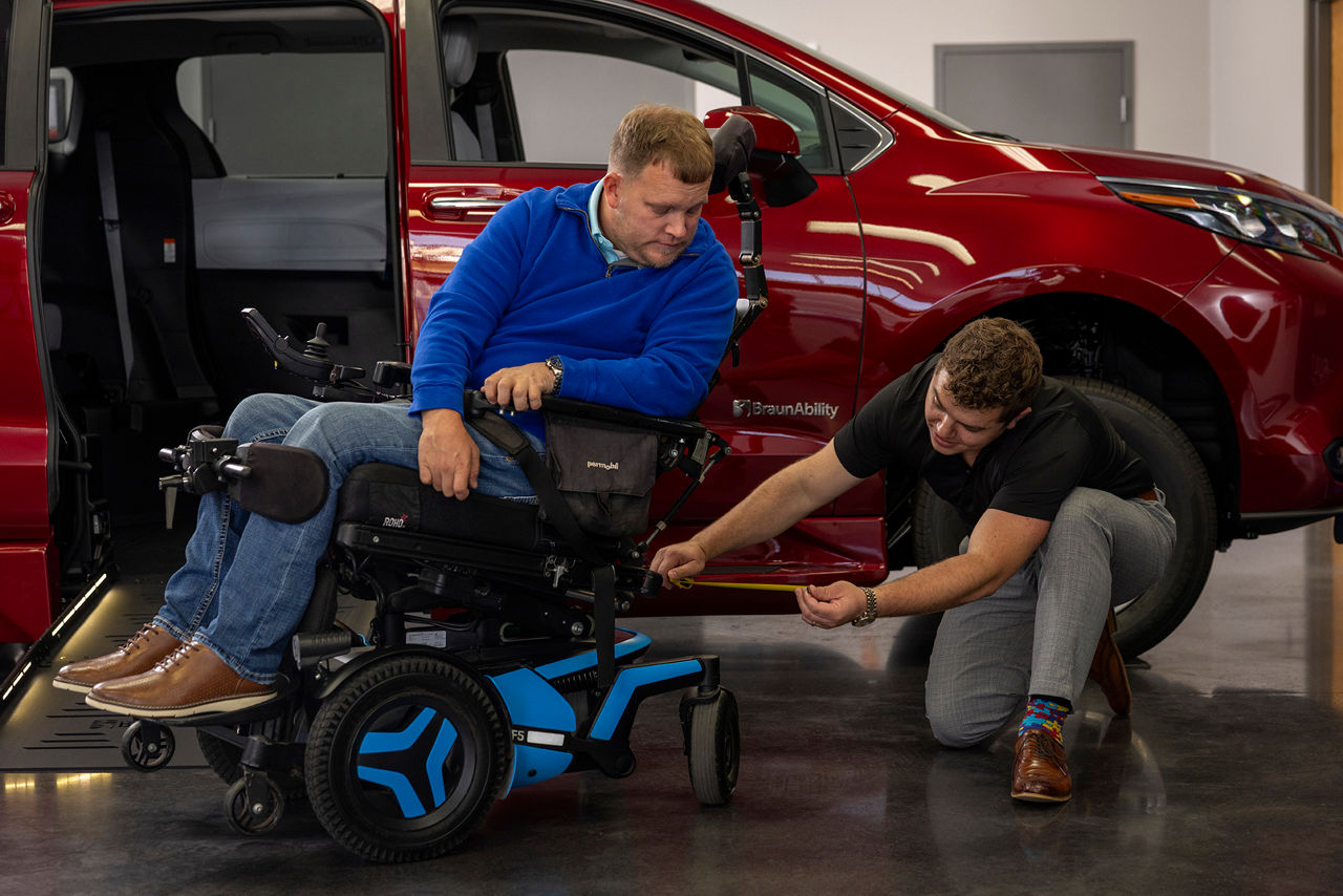 measure wheelchair for wheelchair van ramp