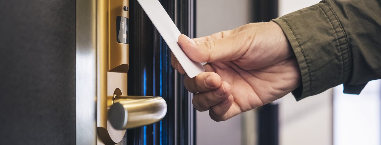 Handicap accessible hotel room