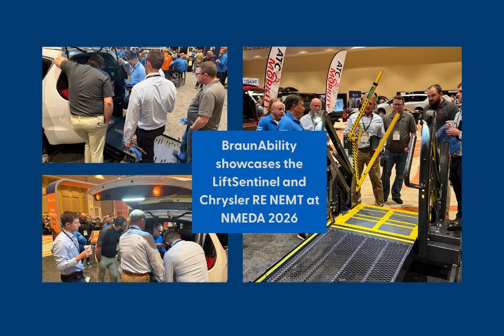 BraunAbility showcases LiftSentinel and NEMT Vehicle at NMEDA