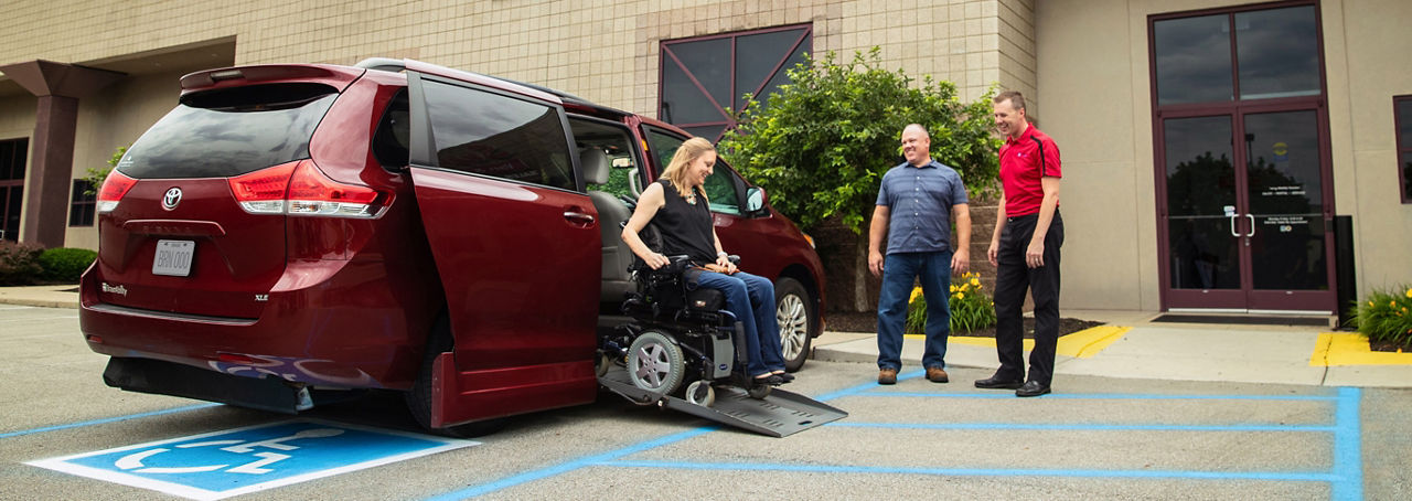 buying a wheelchair van at a dealer