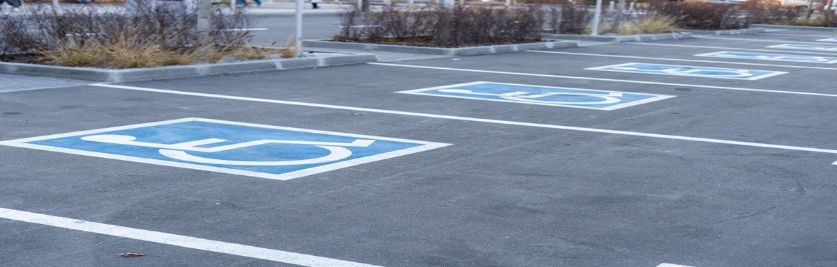 handicap parking posts