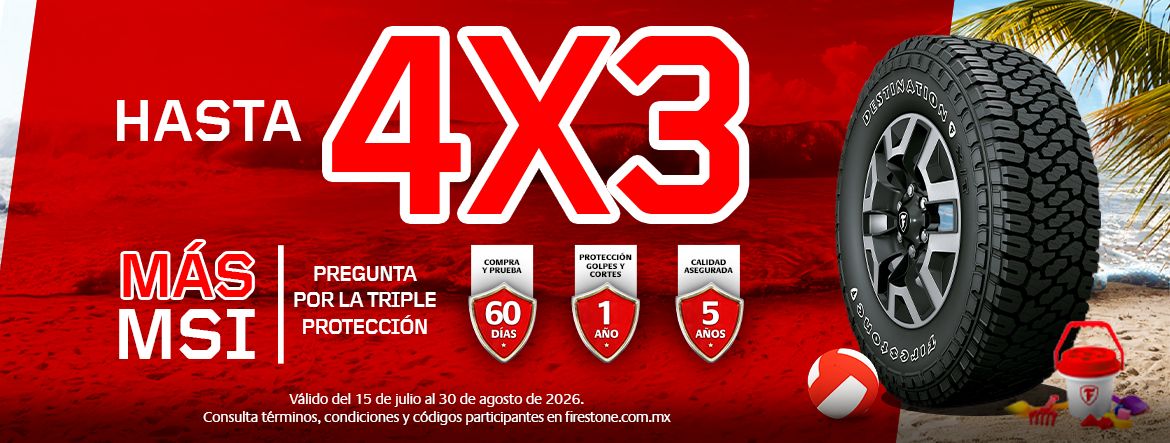 Hero Banner Promociones de llantas Firestone