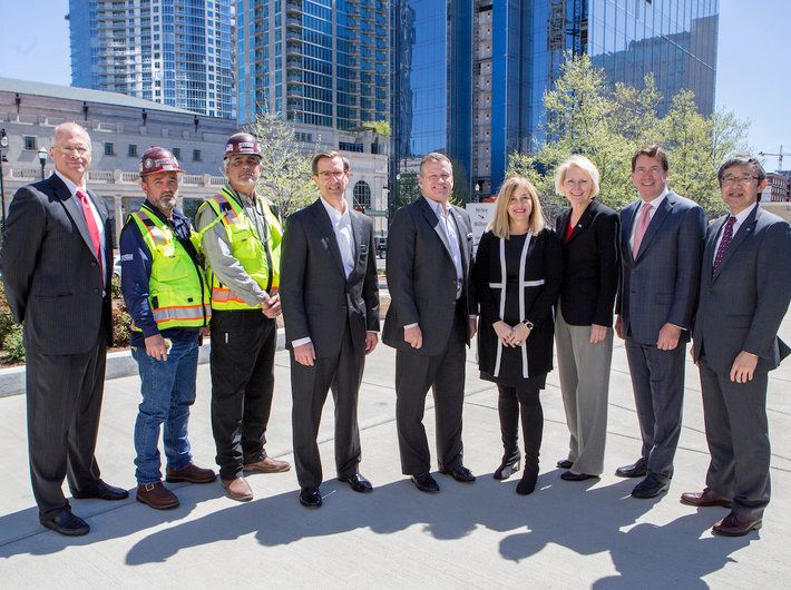 New Bridgestone Headquarters "Topped Out" in Downtown Nashville