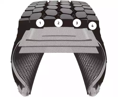 Bridgestone M770 - Single Axle Radial Drive Tire